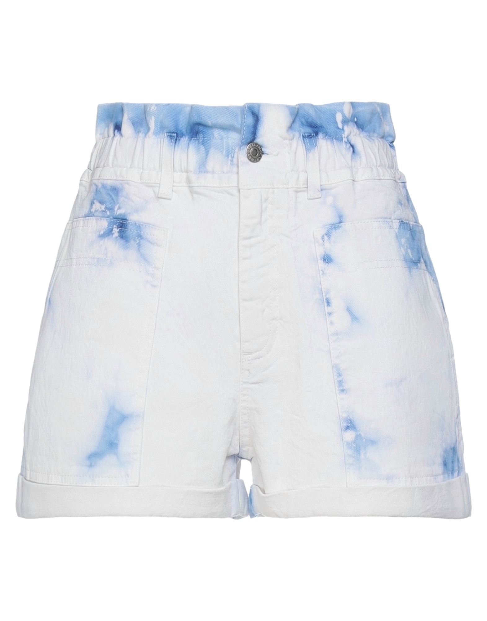 STELLA McCARTNEY Jeansshorts Damen Weiß von STELLA McCARTNEY