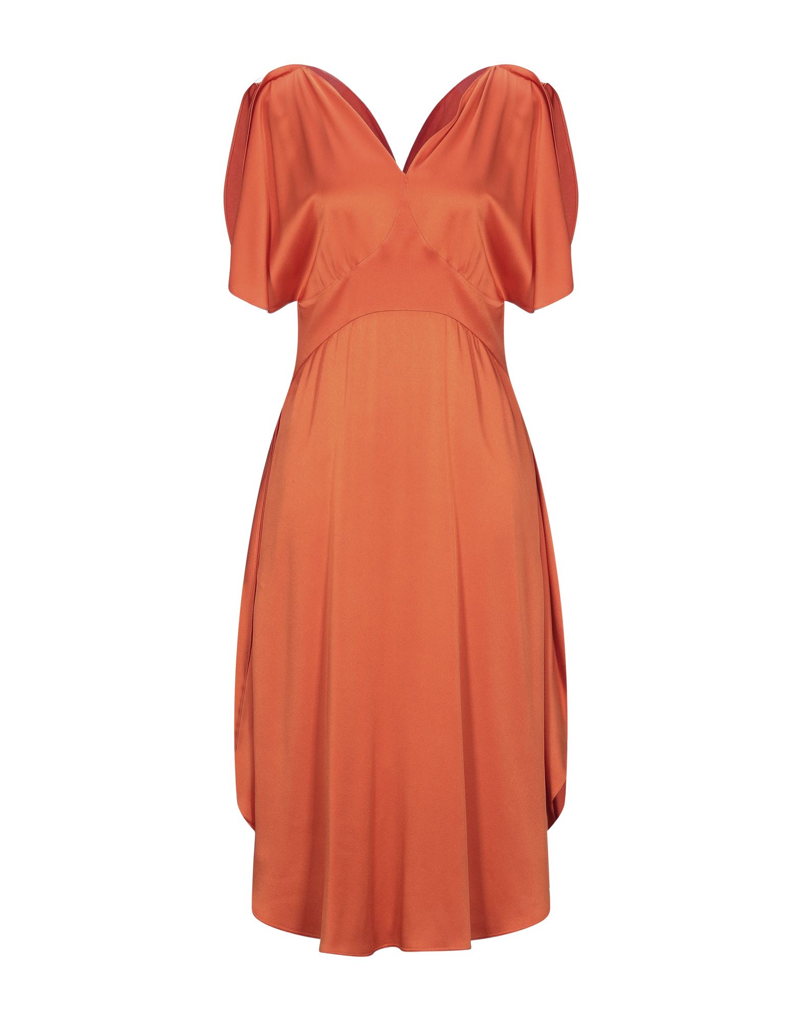 STELLA McCARTNEY Midi-kleid Damen Orange von STELLA McCARTNEY