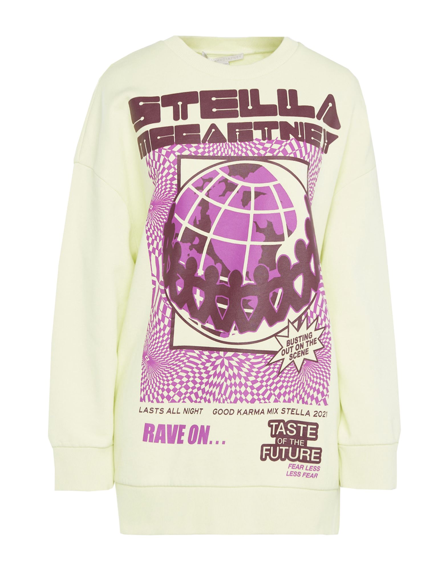 STELLA McCARTNEY Sweatshirt Damen Hellgelb von STELLA McCARTNEY