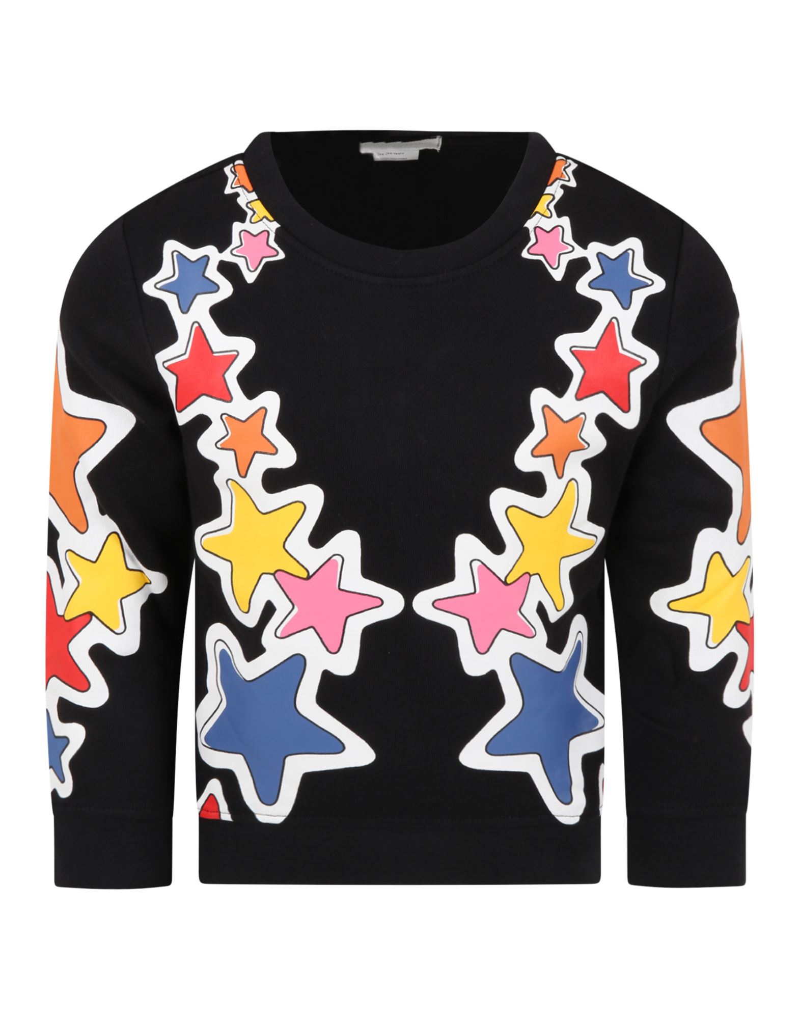 STELLA McCARTNEY Sweatshirt Kinder Schwarz von STELLA McCARTNEY