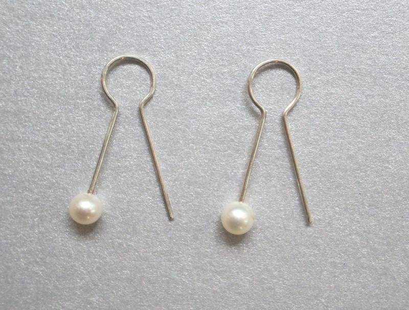Ohrringe "Pearl-Token" Silber 925 G Star Design Und Naturperlen Ohrringe "Pearl-Token" Silber 925 G Star Design Und Naturperlen von STELLAGdesign