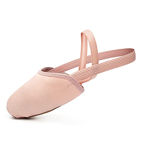 STELLE Pirouette Tanzschuhe Halbsohle Canvas Schuhe Turning Schuhe für Ballett Jazz Mädchen/Frauen/Jungen/Herren/Erwachsene, Pink (Rosa - Ballet Pink), 36/37 EU von STELLE