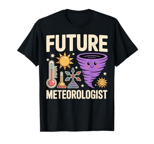 Future Meteorologe Storm Chaser Wetterwissenschaftler Kinder T-Shirt Future Meteorologe Storm Chaser Wetterwissenschaftler Kinder T-Shirt von STEM Gifts for Kids NYC