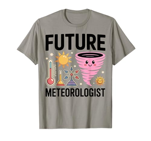 Future Meteorologe Storm Chaser Wetterwissenschaftler Mädchen T-Shirt Future Meteorologe Storm Chaser Wetterwissenschaftler Mädchen T-Shirt von STEM Gifts for Kids NYC