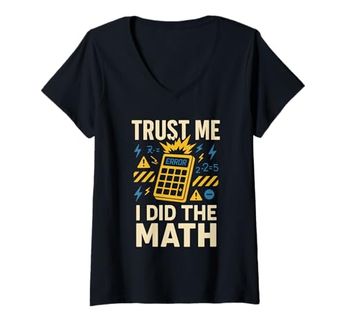 Damen Mad Scientist Chaos Control Chemie Humor Geschenk T-Shirt mit V-Ausschnitt Damen Mad Scientist Chaos Control Chemie Humor Geschenk T-Shirt mit V-Ausschnitt von STEM Lab Nerd Controlled Beaker Explosion Club