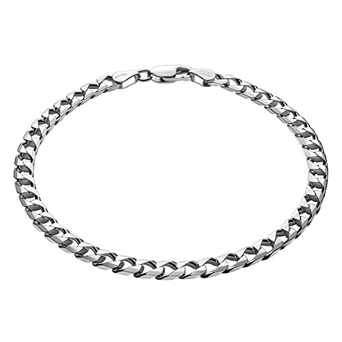 STERLL Herren Silberarmband Sterling-Silber 925 20cm Ökologische Verpackung Kleine Geschenke für Männer von STERLL