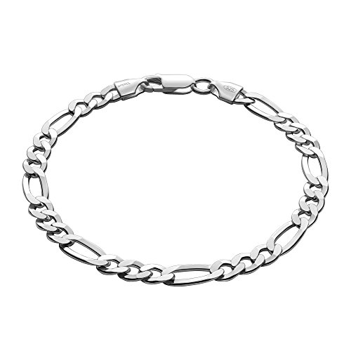 STERLL Herren Silberarmband Sterling-Silber 925 21cm Öko-Verpackung die Besten Männer Geschenke von STERLL