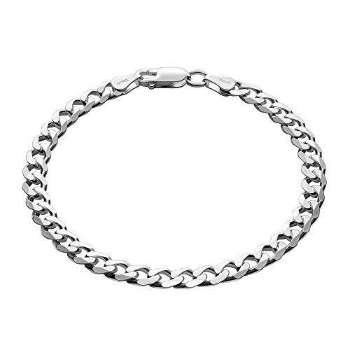 STERLL Herren Armkette Sterling-Silber 925 22cm Geschenkverpackung Geschenk für Männer von STERLL