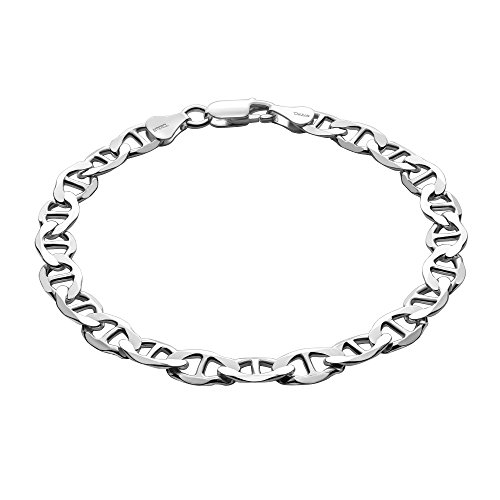 Herren-Armband Aus 925 Sterling Silber Mit Karabiner 22cm Länge Zeitloser Stil Für Besondere Anlässe von STERLL