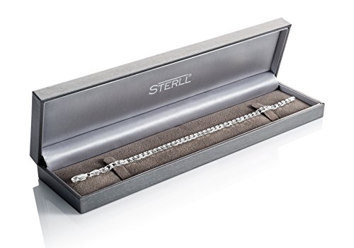 Herren Armband Aus Massivem 925 Silber Mit Robustem Panzerkettendesign von STERLL