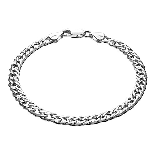 STERLL Herren Silberarmband Sterling-Silber 925 23cm Eco-Verpackung die Besten Männer Geschenke von STERLL