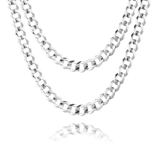 Herren Panzerkette Aus 925 Sterling Silber Nickelfrei Für Allergiker 55 Cm Lang von STERLL