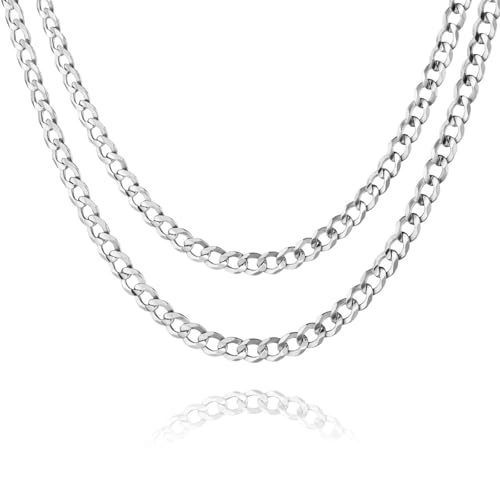 Herren Kette Aus 925 Sterling Silber Mit Karabinerverschluss Europäische Produktion von STERLL