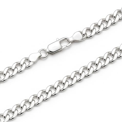 Herren Panzerkette Aus Hochwertigem 925 Silber Mit Karabinerverschluss von STERLL