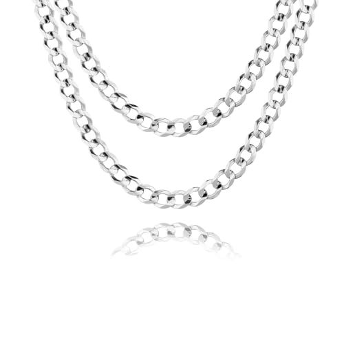 Herren-Panzerkette Aus 925er Sterling Silber Mit Hochwertigem Glanz von STERLL