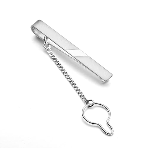 Herren Silber Krawattennadel Aus Hochwertigem 925 Silber Mit Gebürstetem Finish von STERLL
