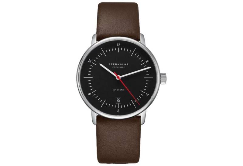 STERNGLAS Automatikuhr Sternglas NAOS Automatik S02-NA43-PR04 - Lederarmband von STERNGLAS