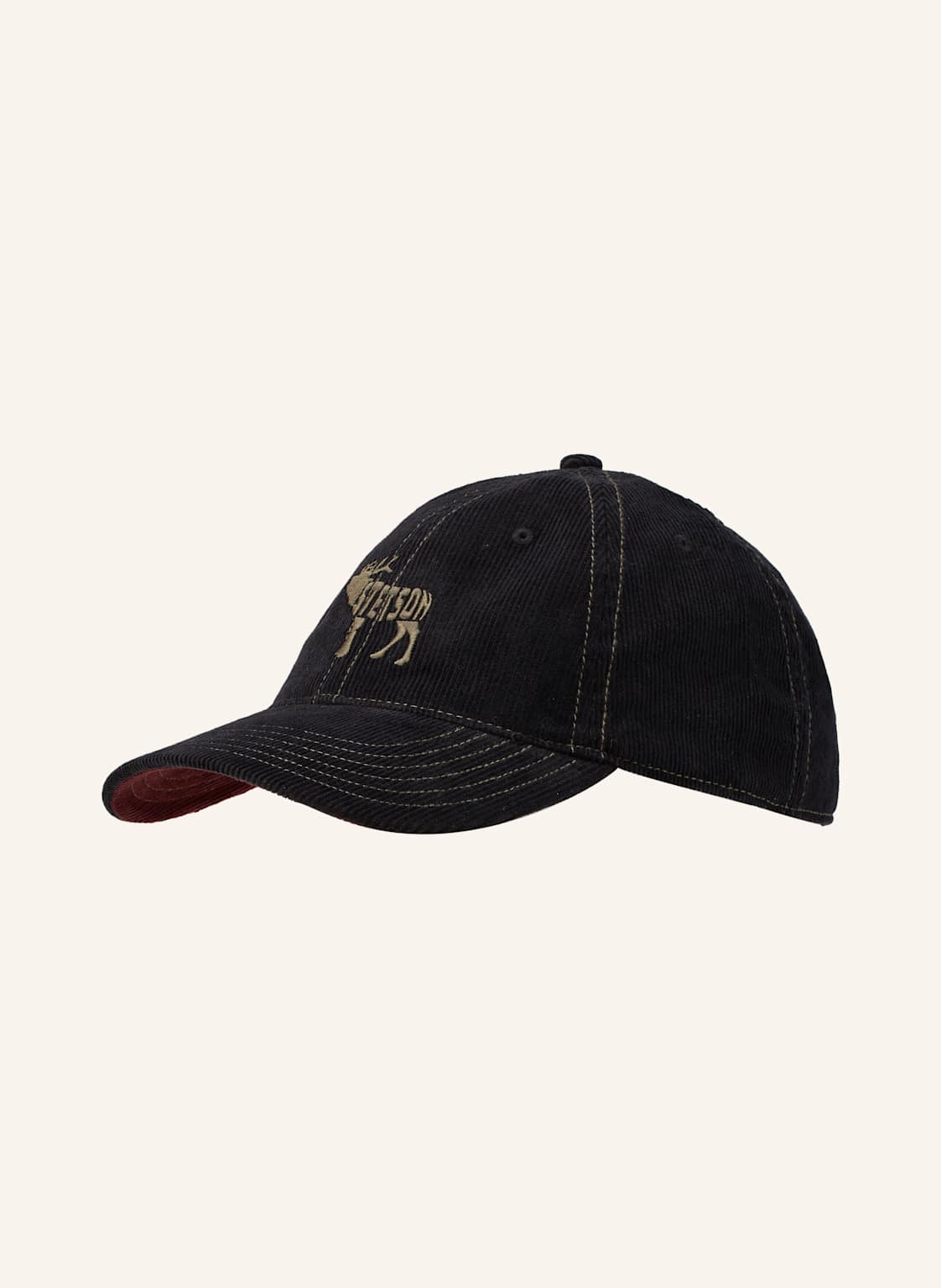 Stetson Cord-Cap schwarz von STETSON