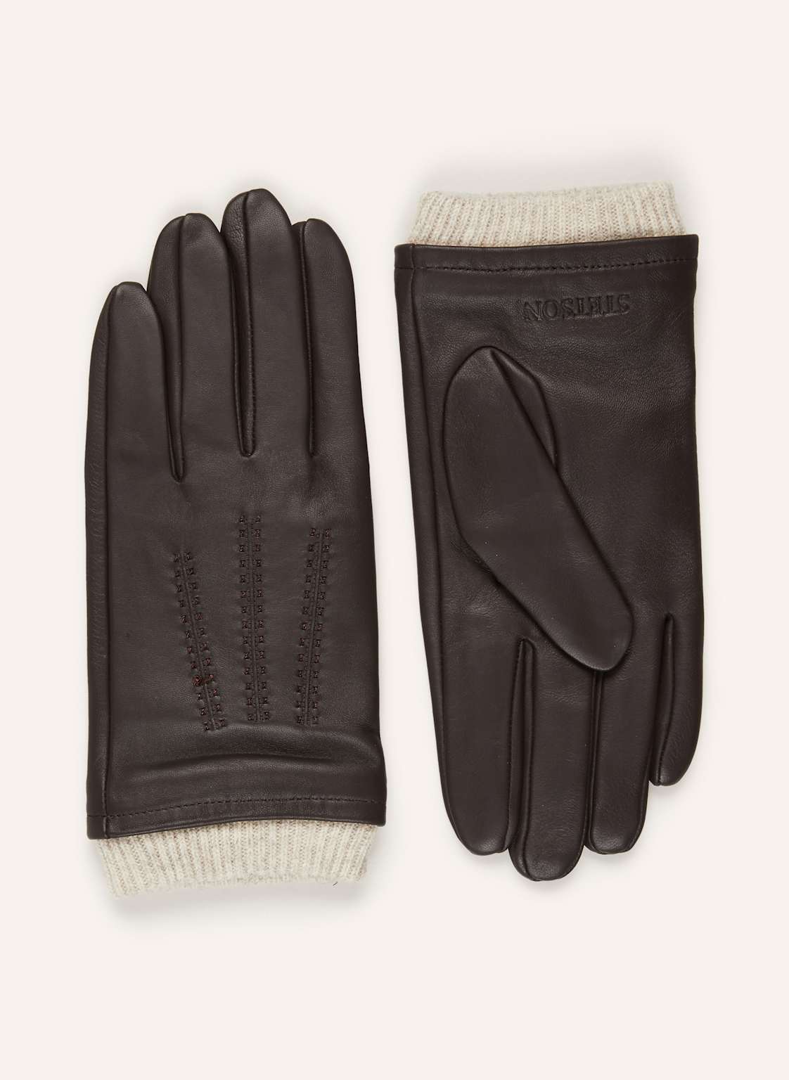 Stetson Lederhandschuhe braun von STETSON