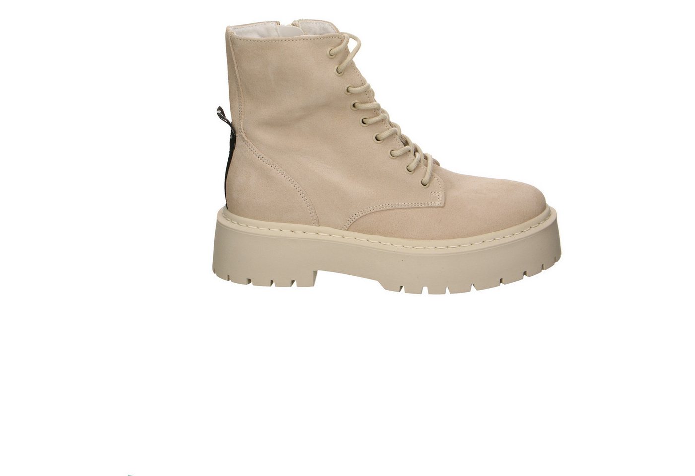 STEVE MADDEN Steve Madden Skylar Velour Schnürstiefel - Sneaker beige Stiefelette von STEVE MADDEN