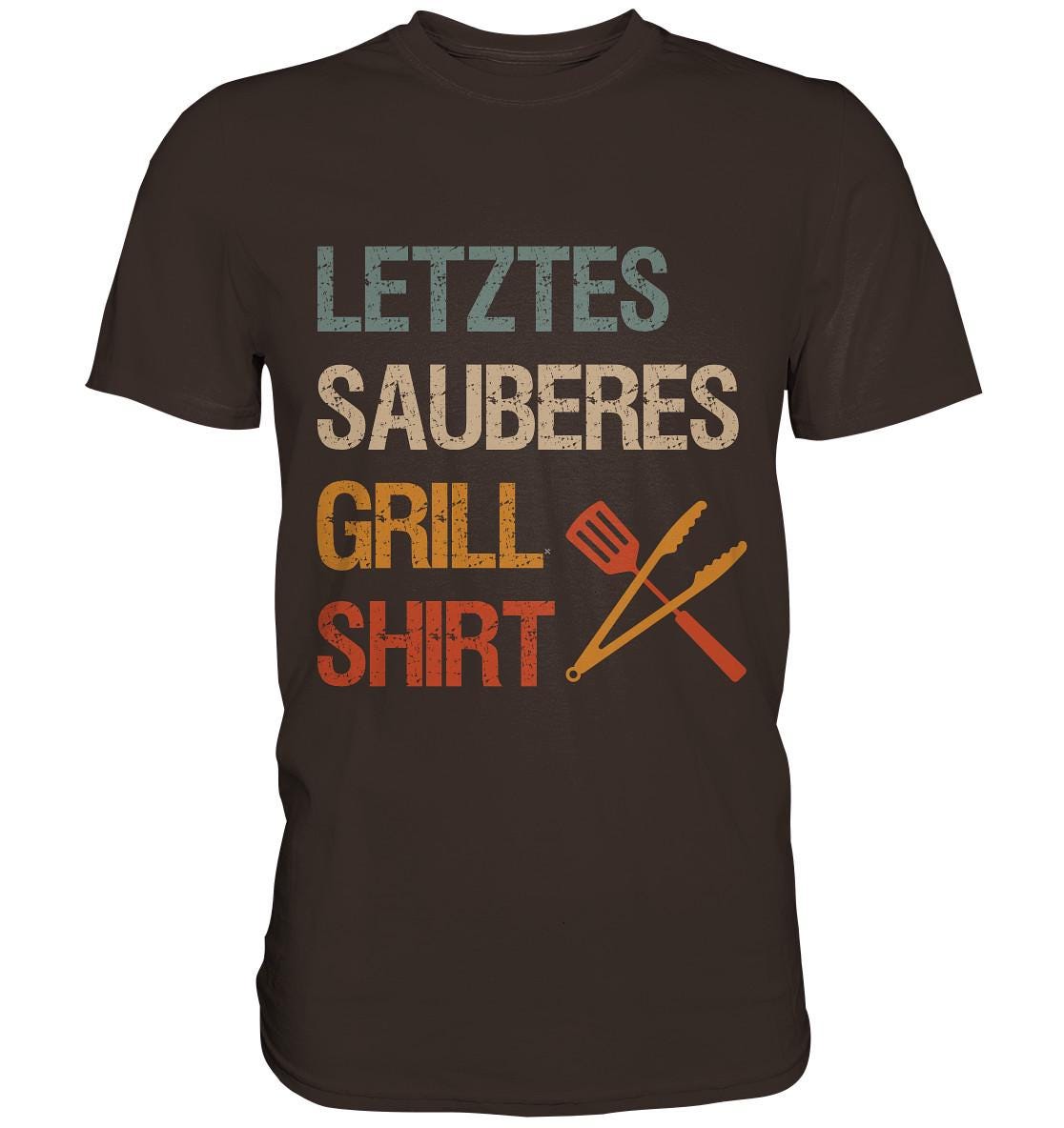 Bbq T-Shirt Für Männer Und Frauen, "Letztes Sauberes Grill Shirt", Outfit Jede Grillparty Neben Dem Barbecue Grillzubehör von STGTSTYLE