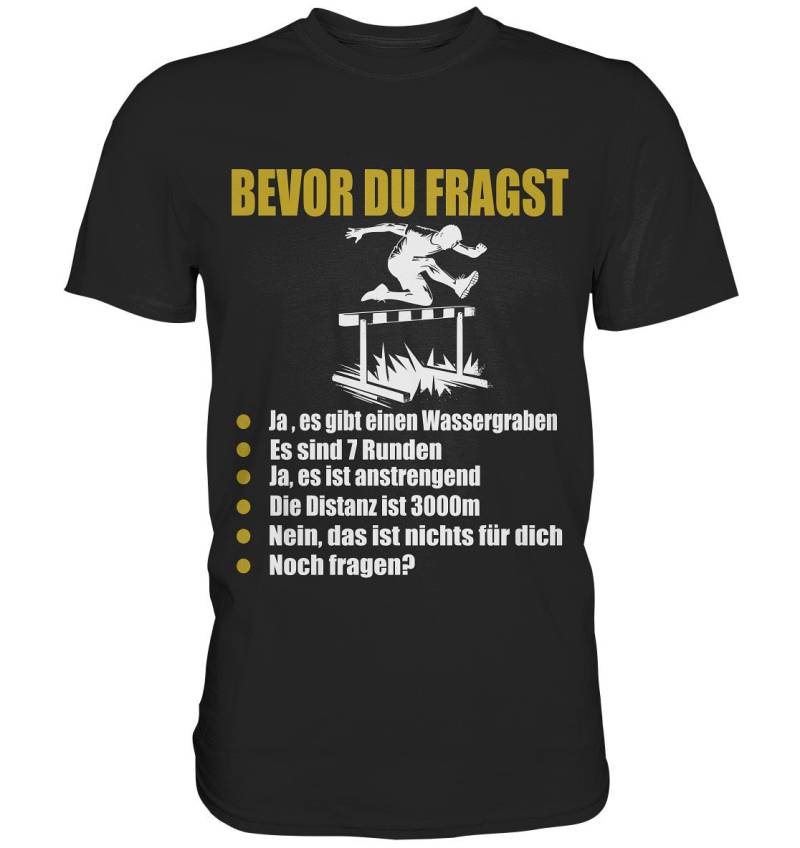 Hindernislauf T-Shirt - Perfekt Für Hürdenläufer | 3000M Steeplechase Design Lustiges Sportshirt Mit Hürdenlauf Humor Und Slogans von STGTSTYLE