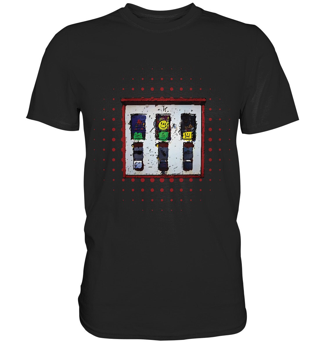 Retro Kaugummi Automat Kindheit, Spender T-Shirt, 80Er 90Er - Premium Shirt Retro Kaugummi Automat Kindheit, Spender T-Shirt, 80Er 90Er - Premium Shirt von STGTSTYLE