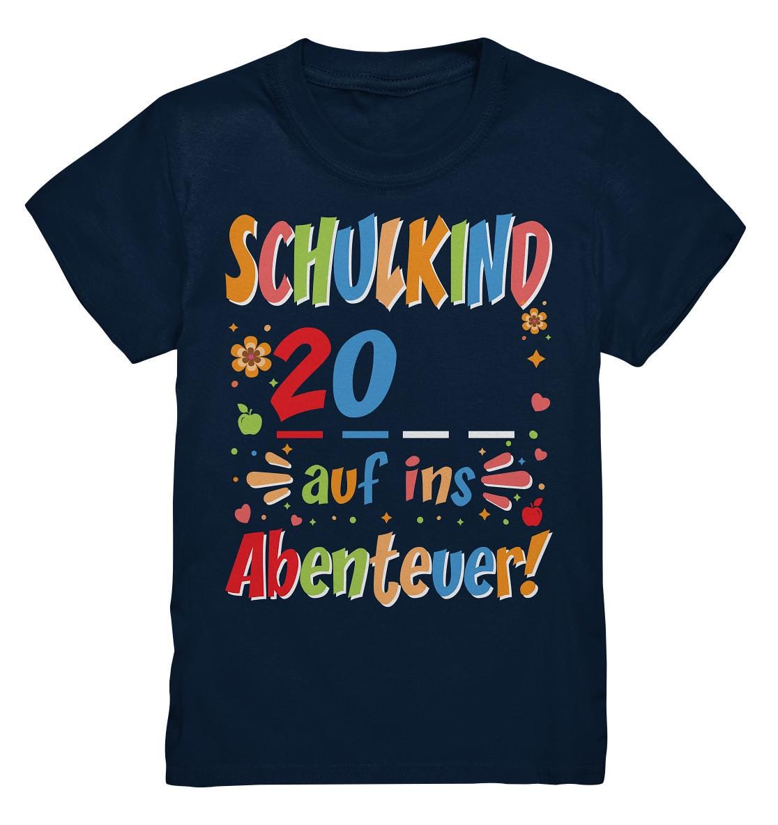 Schulkind T-Shirt Für Schulbeginn Erste Klasse Schreibe Oder Male Deine Jahreszahl Zur Einschulung Selbst - Kids Premium Shirt Schulkind T-Shirt Für Schulbeginn Erste Klasse Schreibe Oder Male Deine Jahreszahl Zur Einschulung Selbst - Kids Premium Shirt von STGTSTYLE