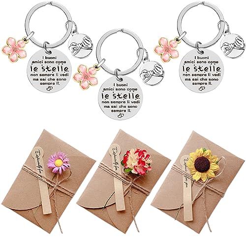 STHGDONA 3 Pezzi Portachiavi regalo migliore amica regalo amica compleanno idee regalo STHGDONA 3 Pezzi Portachiavi regalo migliore amica regalo amica compleanno idee regalo von STHGDONA