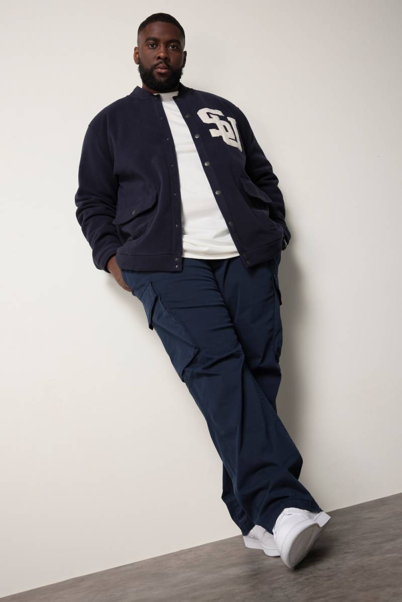 Große Größen STHUGE Cargohose, Herren, blau, Größe: 56, Baumwolle, STHUGE von STHUGE