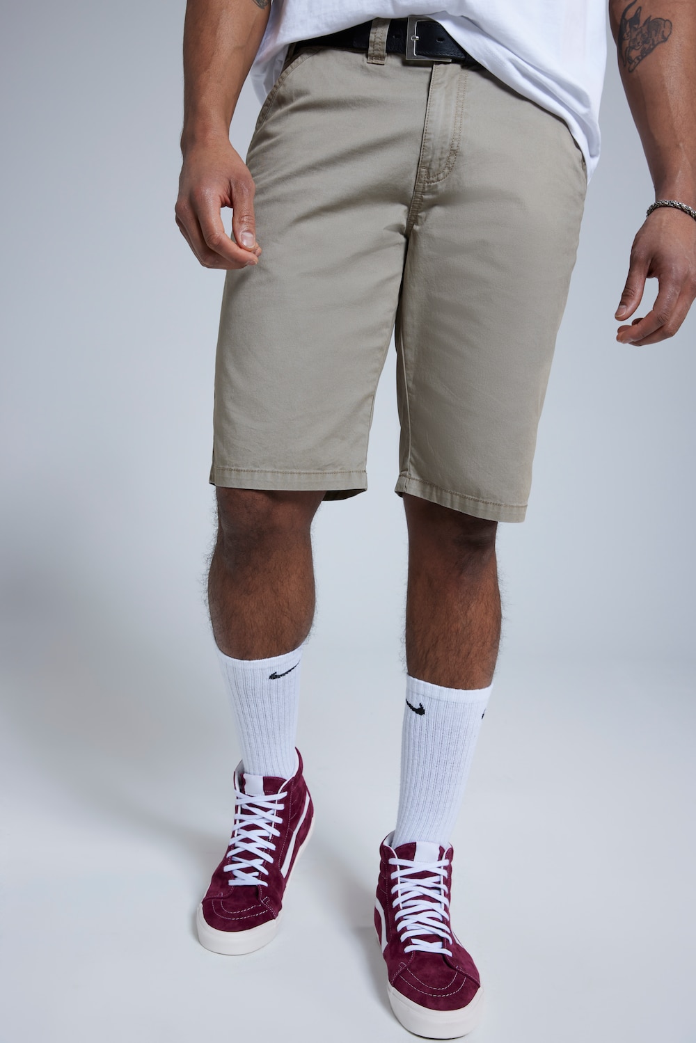 Große Größen STHUGE Chino Bermuda, Herren, braun, Größe: 56, Baumwolle, STHUGE Große Größen STHUGE Chino Bermuda, Herren, braun, Größe: 56, Baumwolle, STHUGE von STHUGE