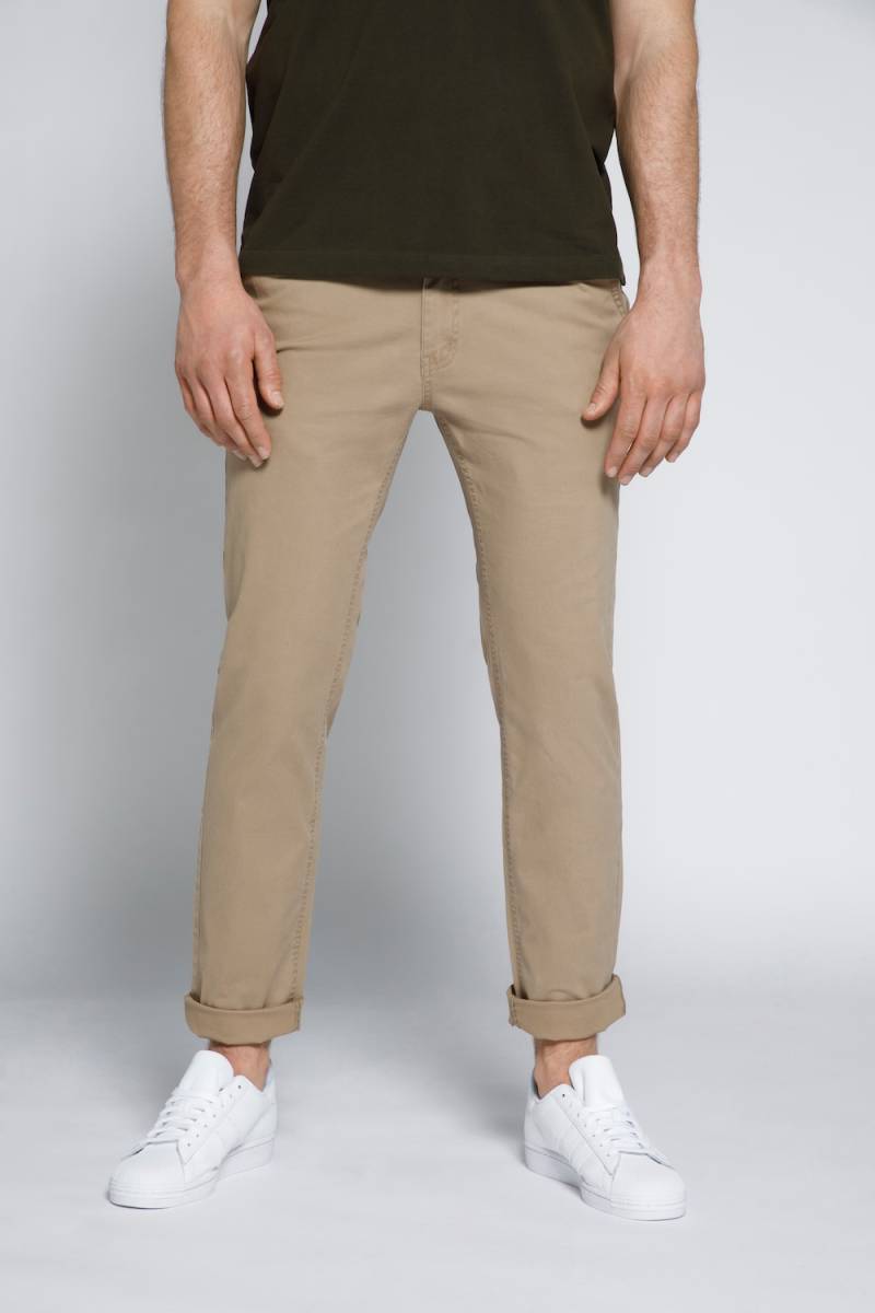 Große Größen STHUGE Chino Hose, Herren, beige, Größe: 36, Baumwolle, STHUGE von STHUGE