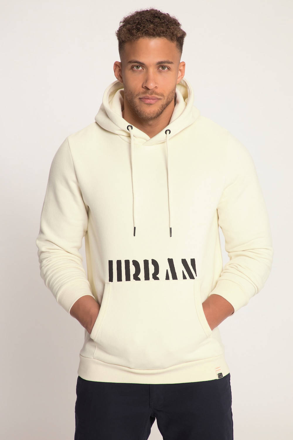 Große Größen STHUGE Hoodie, Herren, gelb, Größe: 4XL, Baumwolle/Polyester, STHUGE von STHUGE