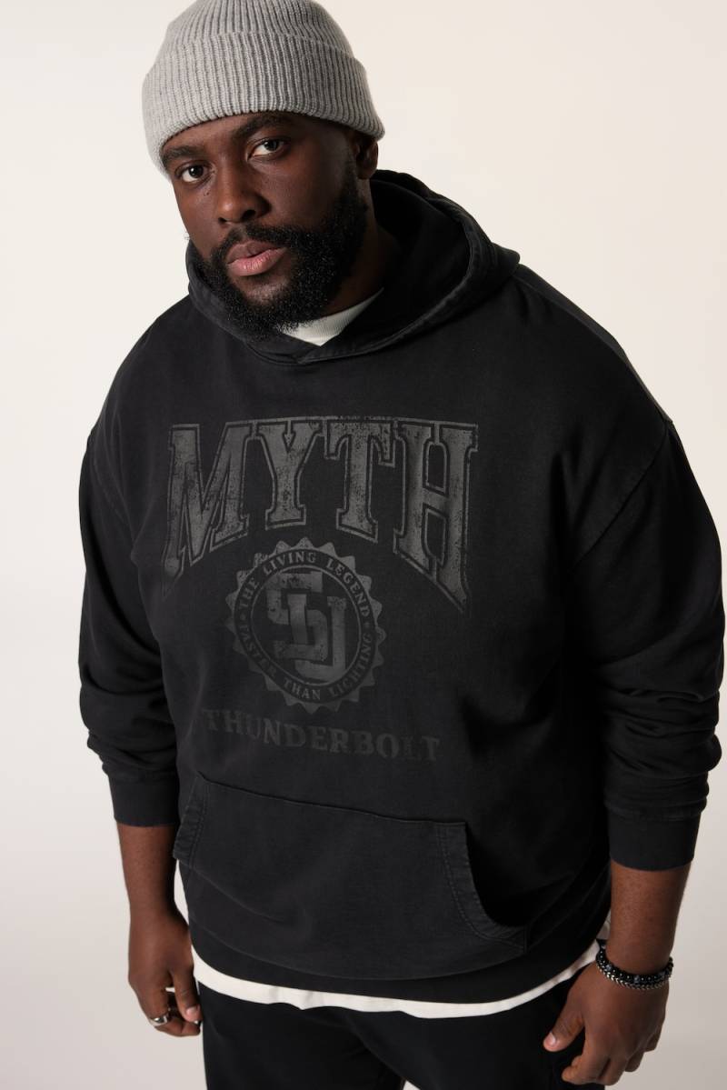 Große Größen STHUGE Hoodie, Herren, schwarz, Größe: 6XL, Baumwolle, STHUGE von STHUGE