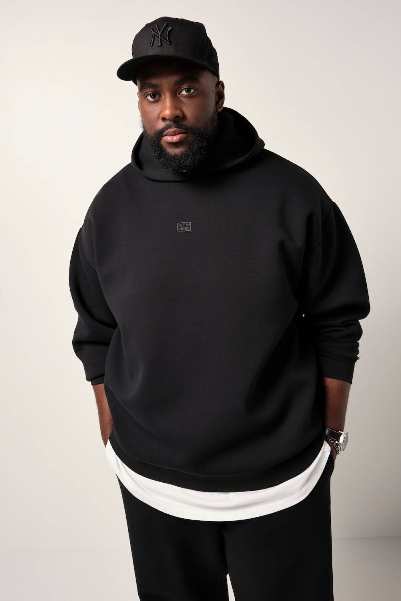 Große Größen STHUGE Hoodie, Herren, schwarz, Größe: XL, Polyester/Baumwolle, STHUGE von STHUGE
