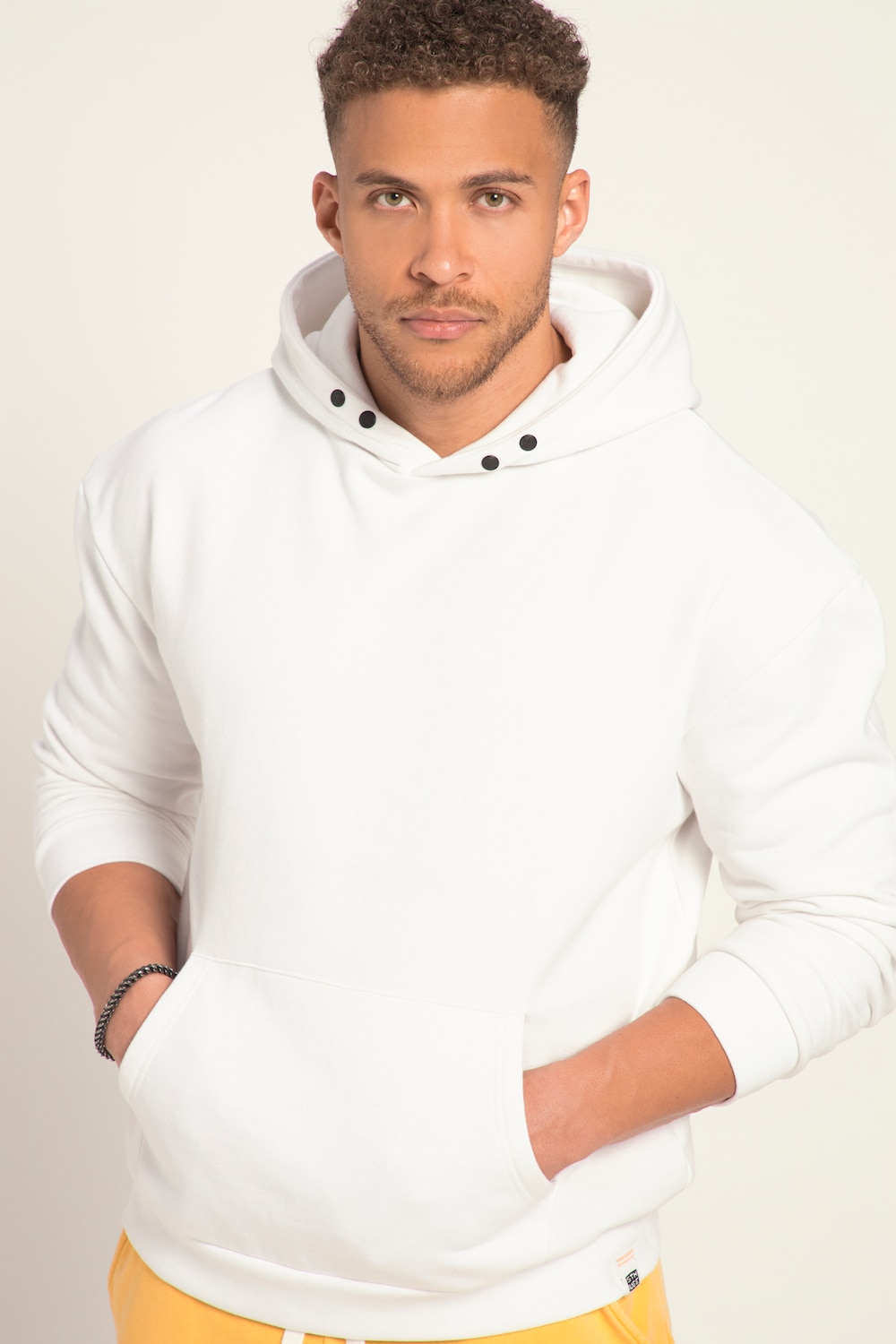 Große Größen STHUGE Hoodie, Herren, weiß, Größe: 4XL, Baumwolle/Polyester, STHUGE von STHUGE