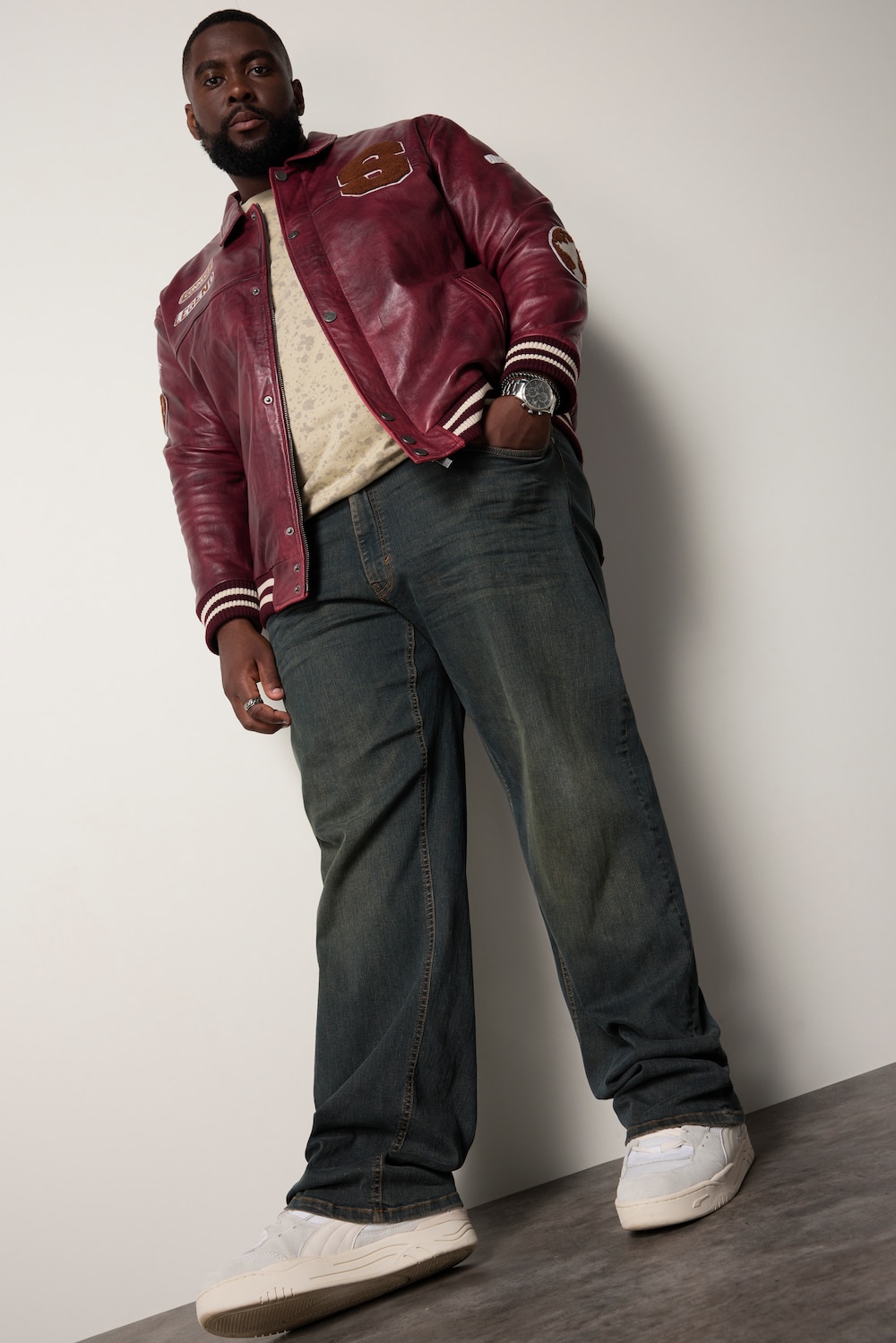 Große Größen STHUGE Jeans, Herren, blau, Größe: 70, Baumwolle, STHUGE von STHUGE