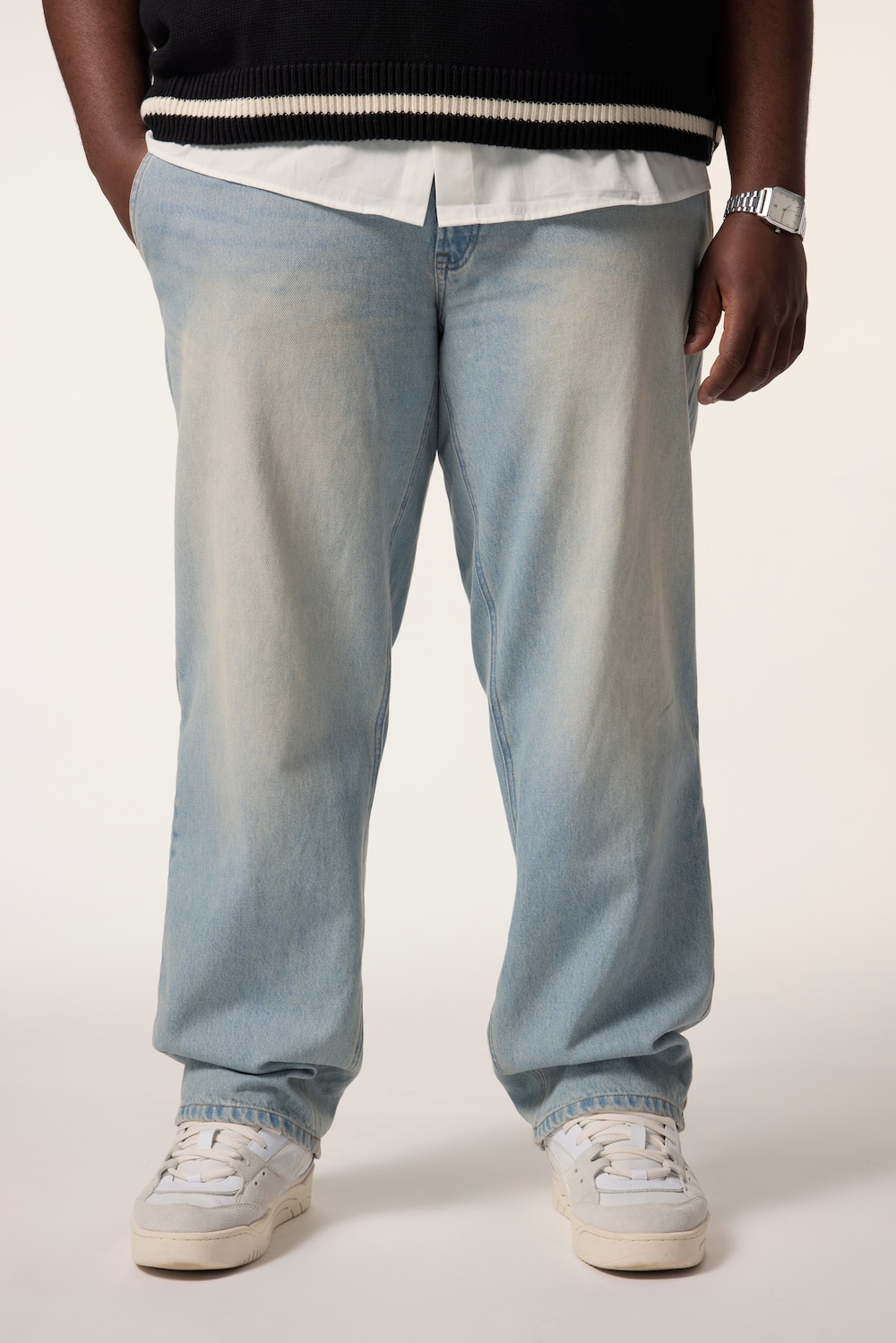 Große Größen STHUGE Jeans, Herren, blau, Größe: 70, Baumwolle, STHUGE von STHUGE