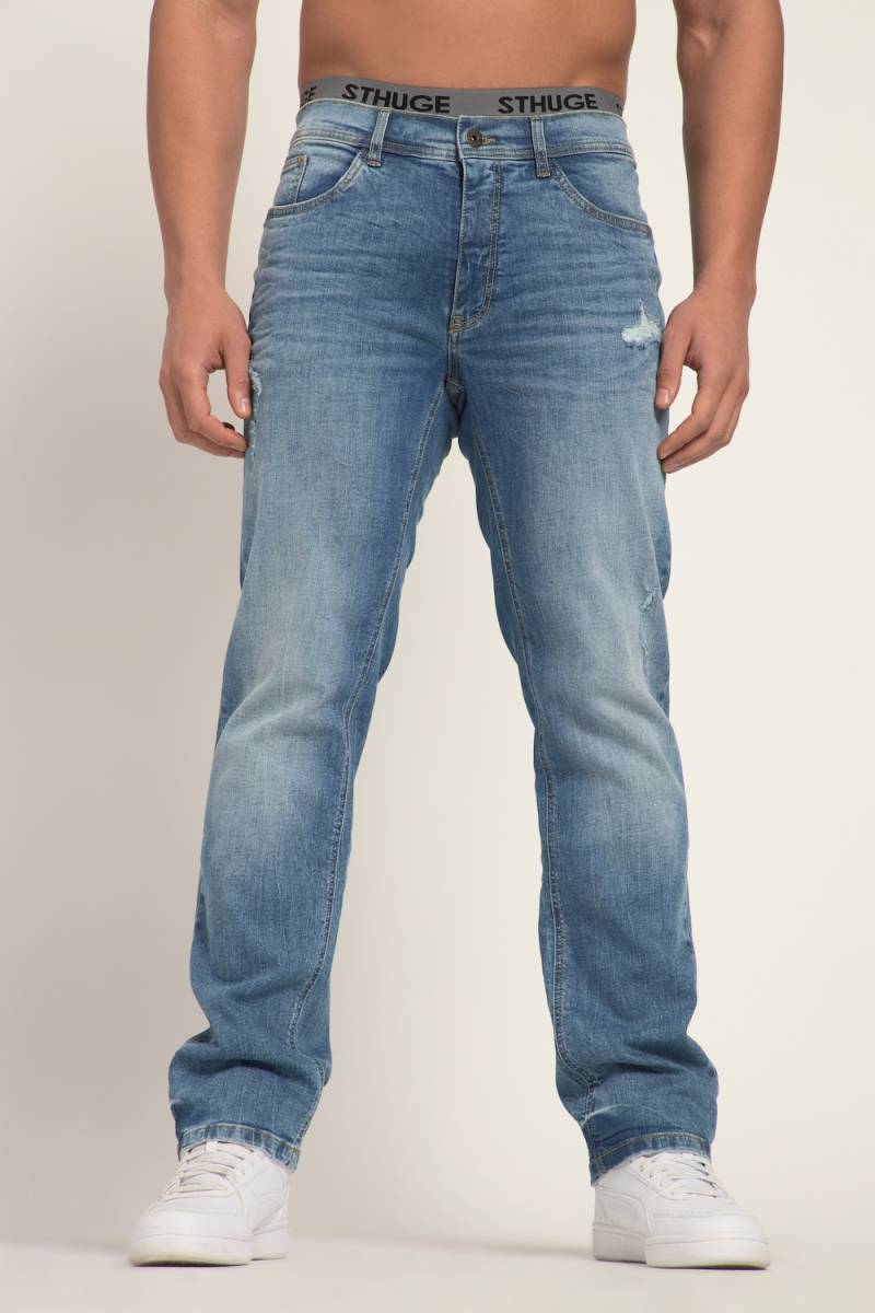 Große Größen STHUGE Jeans FLEXLASTIC®, Herren, blau, Größe: 35, Baumwolle, STHUGE von STHUGE