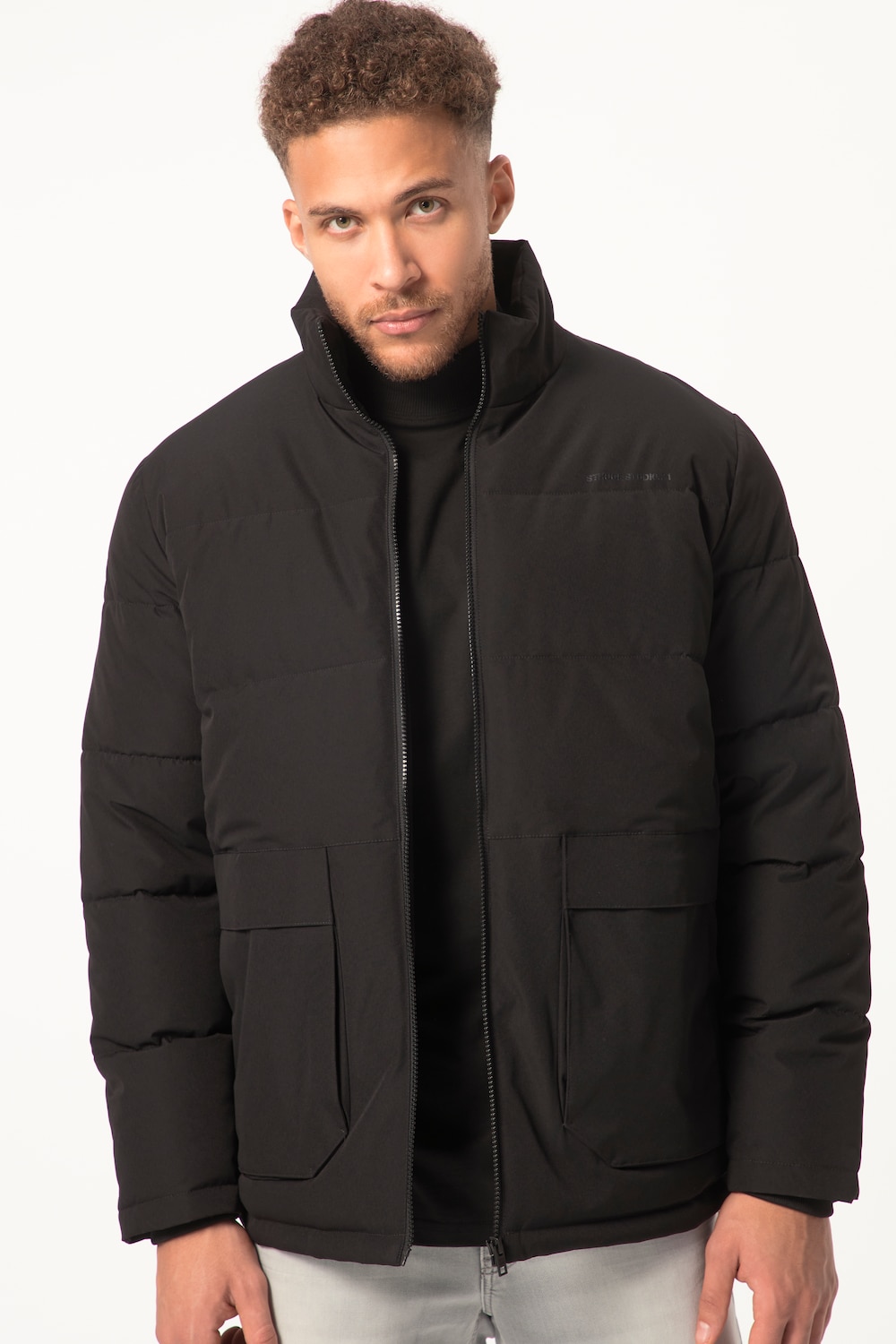 Große Größen STHUGE Steppjacke, Herren, schwarz, Größe: 8XL, Polyester, STHUGE von STHUGE