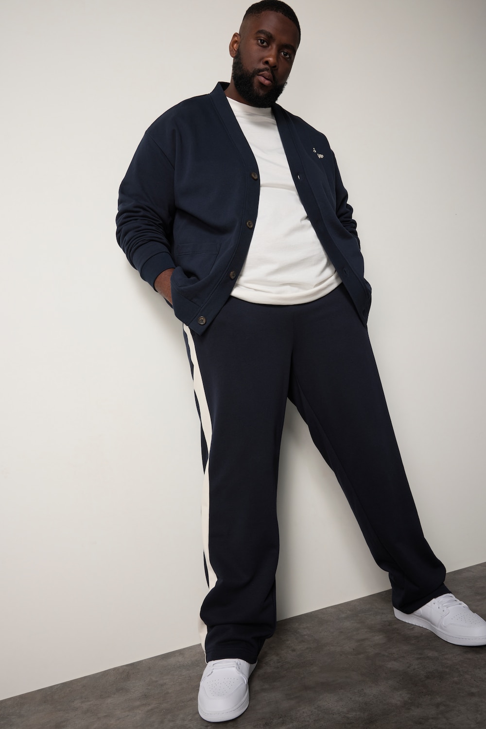 Große Größen STHUGE Sweathose, Herren, blau, Größe: 7XL, Baumwolle/Polyester, STHUGE von STHUGE