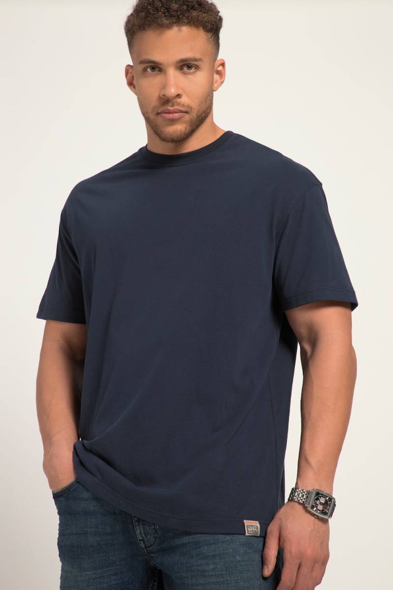 Große Größen STHUGE T-Shirt, Herren, blau, Größe: 5XL, Baumwolle, STHUGE von STHUGE