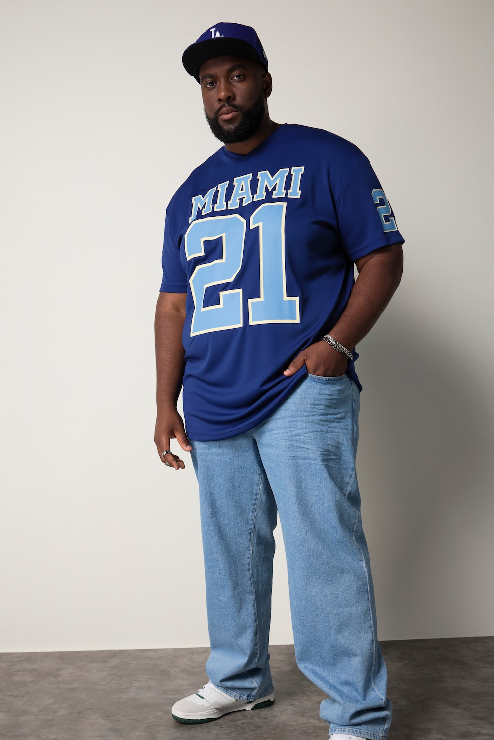 Große Größen STHUGE T-Shirt, Herren, blau, Größe: XXL, Polyester, STHUGE Große Größen STHUGE T-Shirt, Herren, blau, Größe: XXL, Polyester, STHUGE von STHUGE