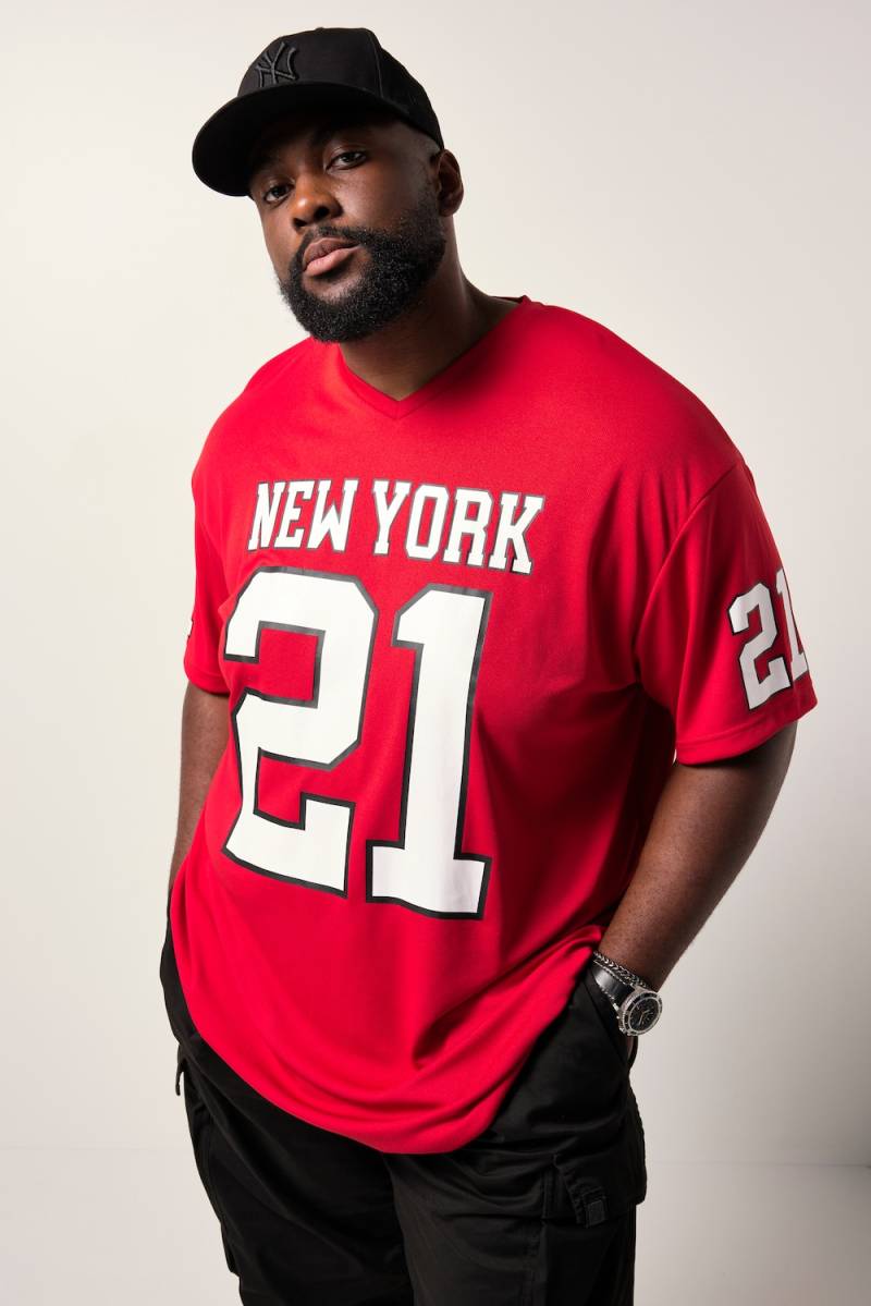 Große Größen STHUGE T-Shirt, Herren, rot, Größe: 8XL, Polyester, STHUGE Große Größen STHUGE T-Shirt, Herren, rot, Größe: 8XL, Polyester, STHUGE von STHUGE