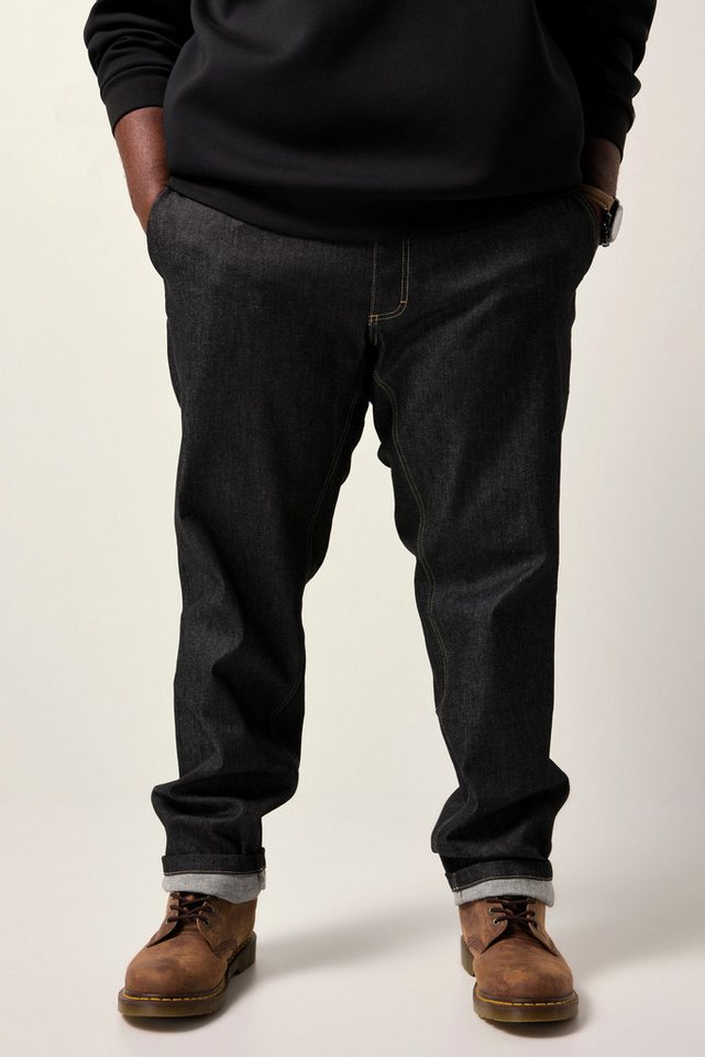 STHUGE 5-Pocket-Jeans STHUGE Jeans Raw Denim 5-Pocket tapered Loose Fit von STHUGE