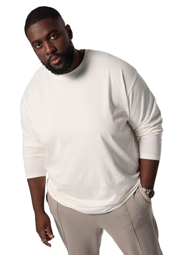 STHUGE Langarmshirt, Basic, Oversized, bis 8 XL Offwhite 6XL 831742200-6XL von STHUGE