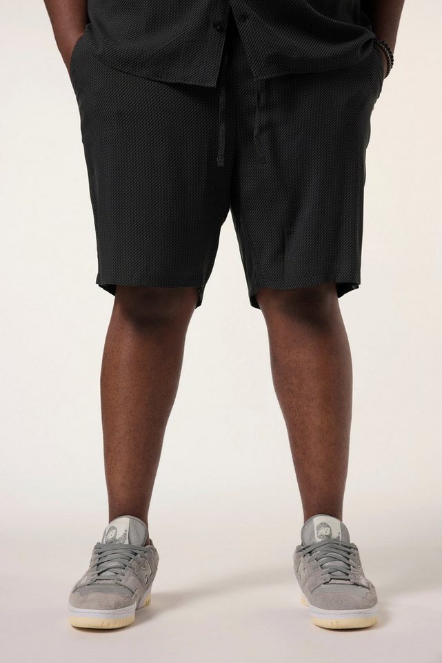 STHUGE Bermudas STHUGE Bermuda Elastikbund tropischer Alloverprint von STHUGE