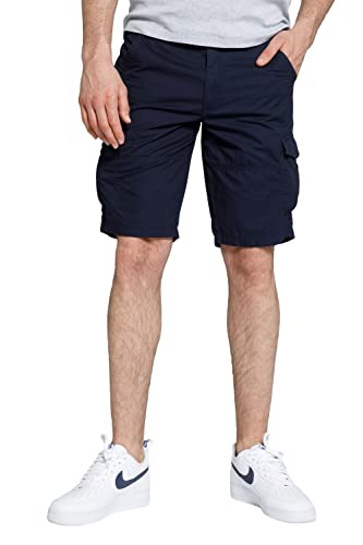 STHUGE Herren Cargo-Bermuda voor heren, regular fit Cargo Bermuda, Black Slate (Ersatzfarbe), 56 EU von STHUGE