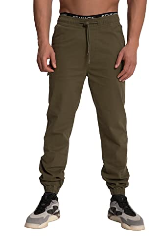 STHUGE Cargohose, Modern Fit, Elastikbund, 6 Taschen, bis 8 XL Olive 5XL 817456190-5XL von STHUGE