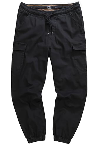 STHUGE Cargohose, Modern Fit, Elastikbund, 6 Taschen, bis 8 XL schwarz 8XL 817456130-8XL von STHUGE